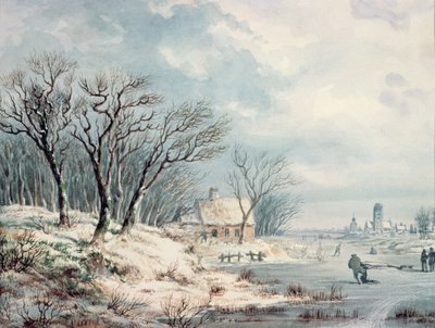 Landscape: Winter by J.J. Verreyt